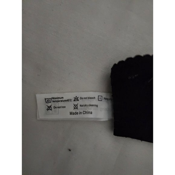 Women's Black Lace U-Back Comfort Bra Lingerie Vanity Brassiere Plus Size 3XL - Picture 6 of 8